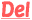 ���e�����폜����